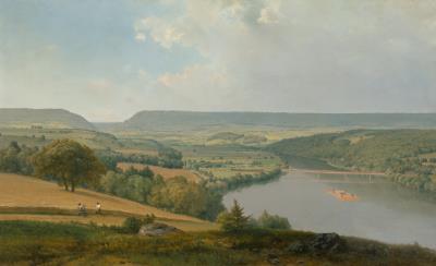 Delaware Water Gap by George Inness - Auction record, sale price, and art valuation. Compare with similar artists and explore comparable artworks.